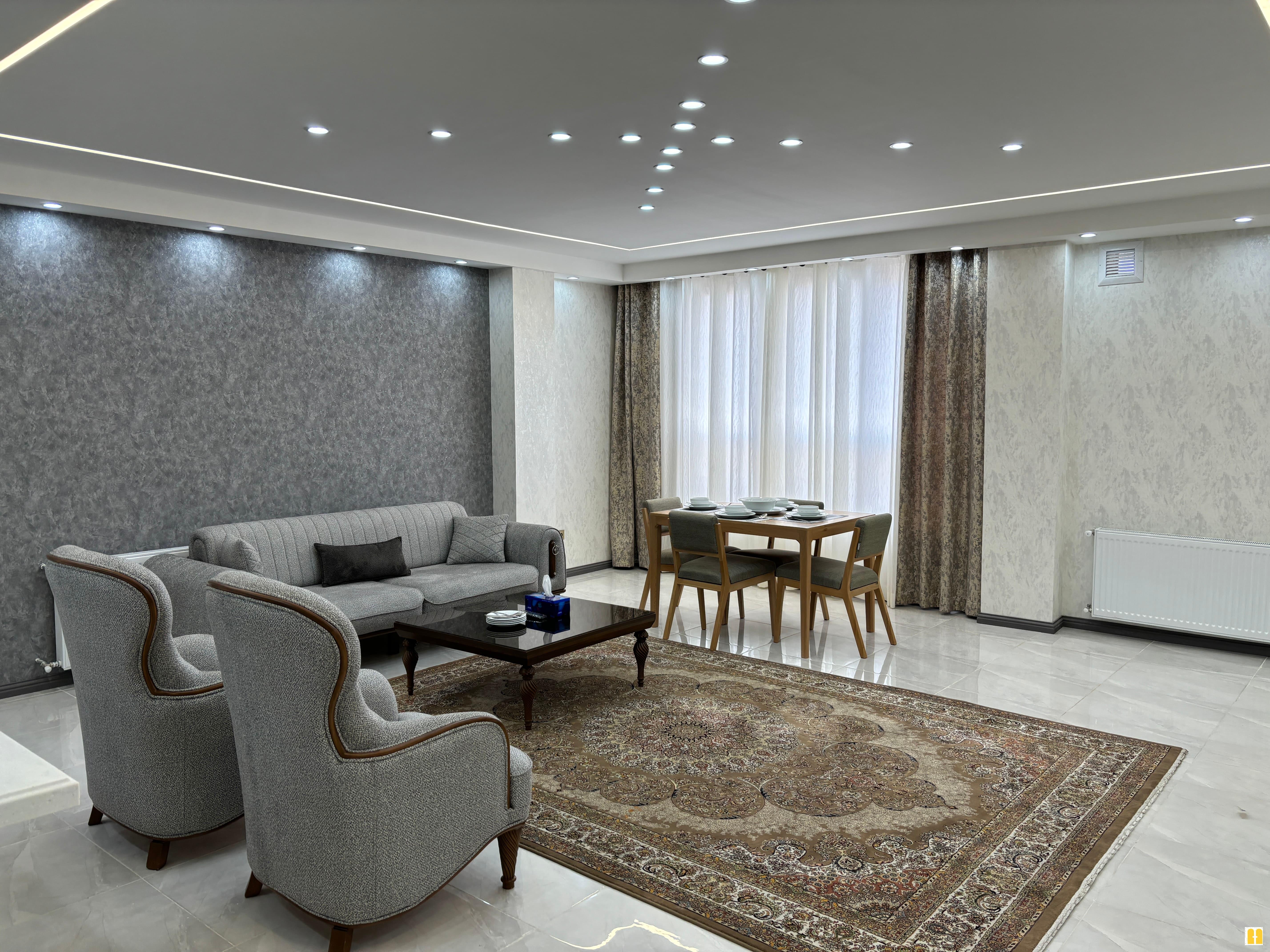 واحد مبله 2 خوابه نوساز لوکس و vip