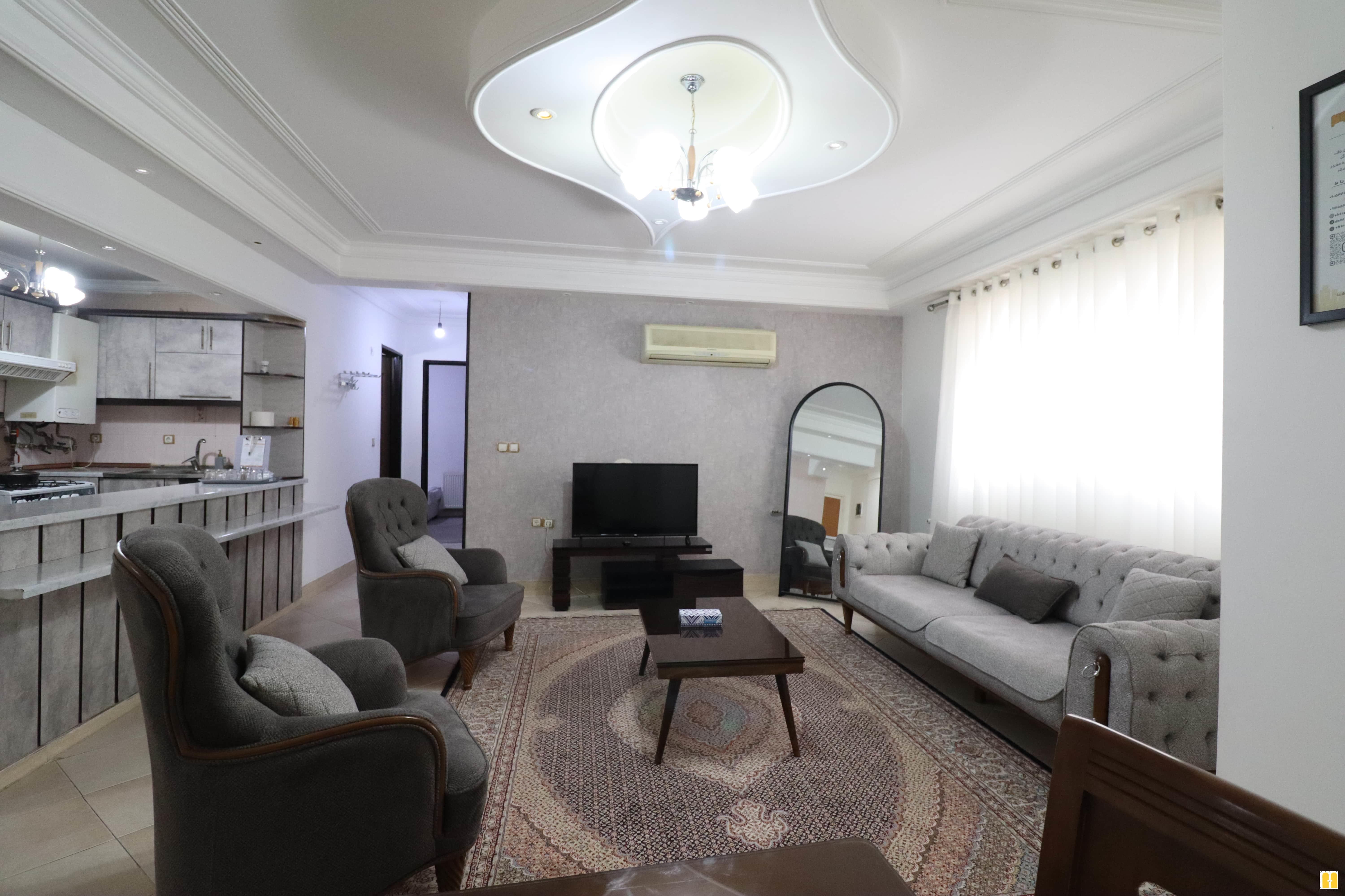اپارتمان مبله دو خوابه واقع در قدوسی 