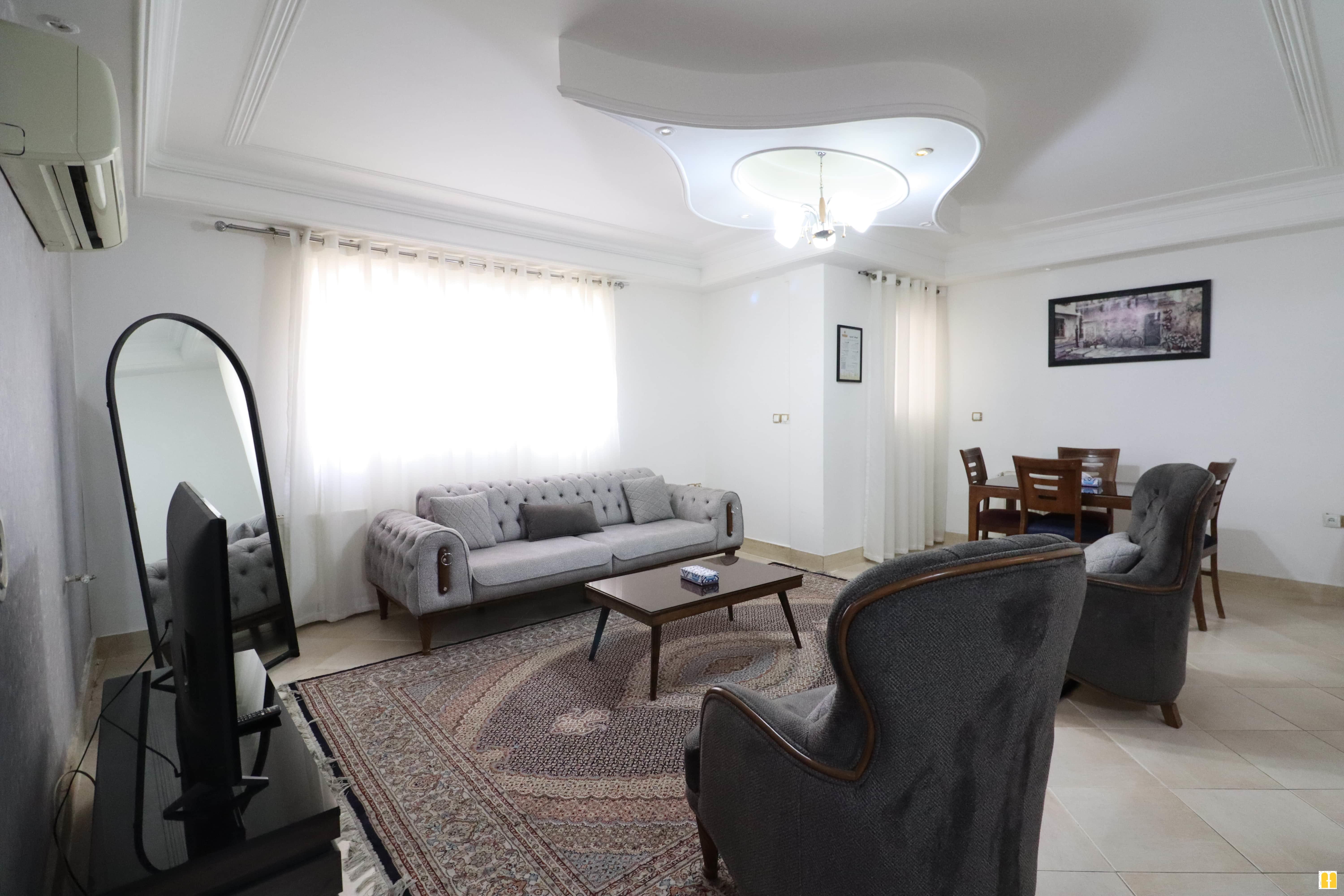 اپارتمان مبله دو خوابه واقع در قدوسی 